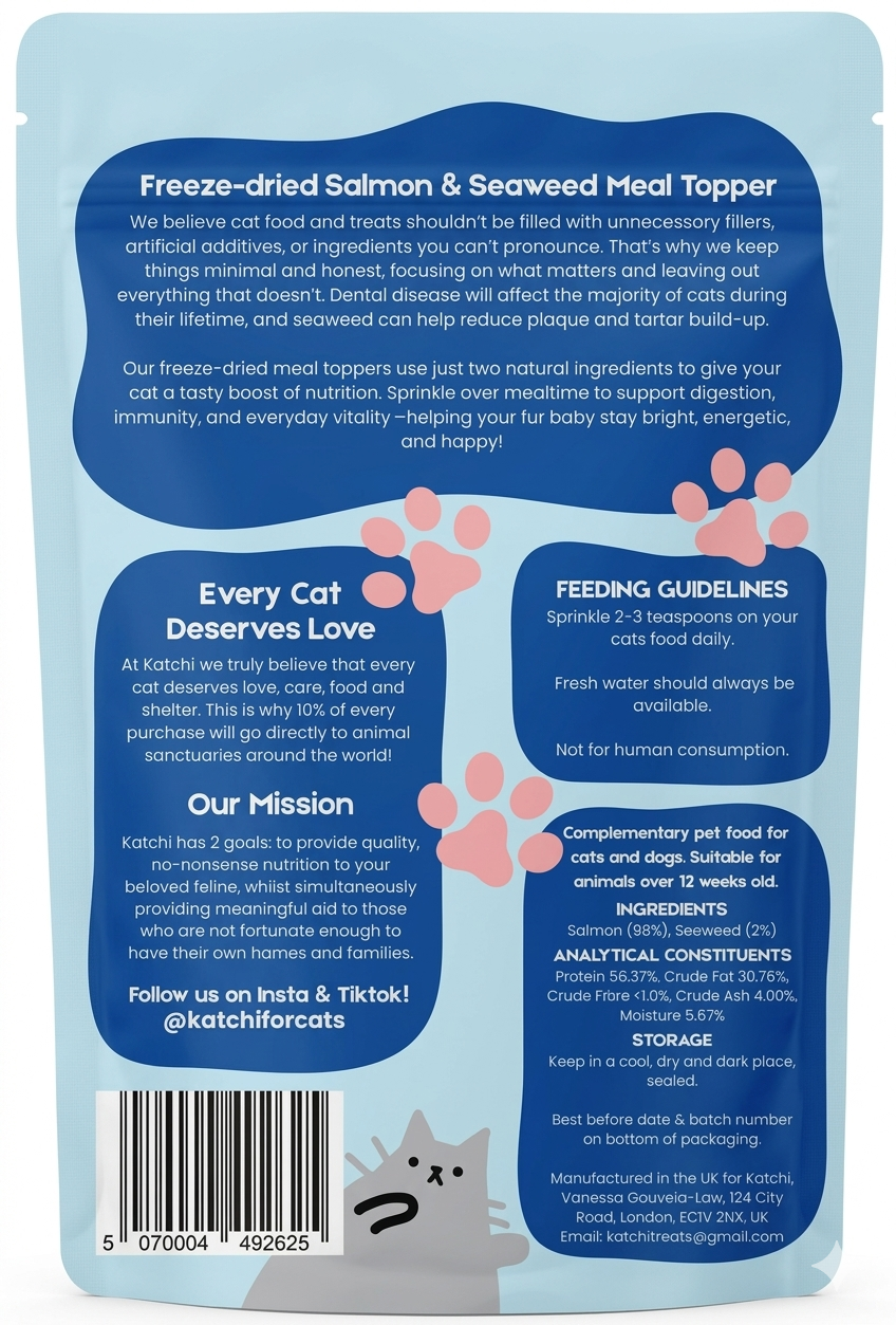 Salmon & Seaweed Meal Topper 100g