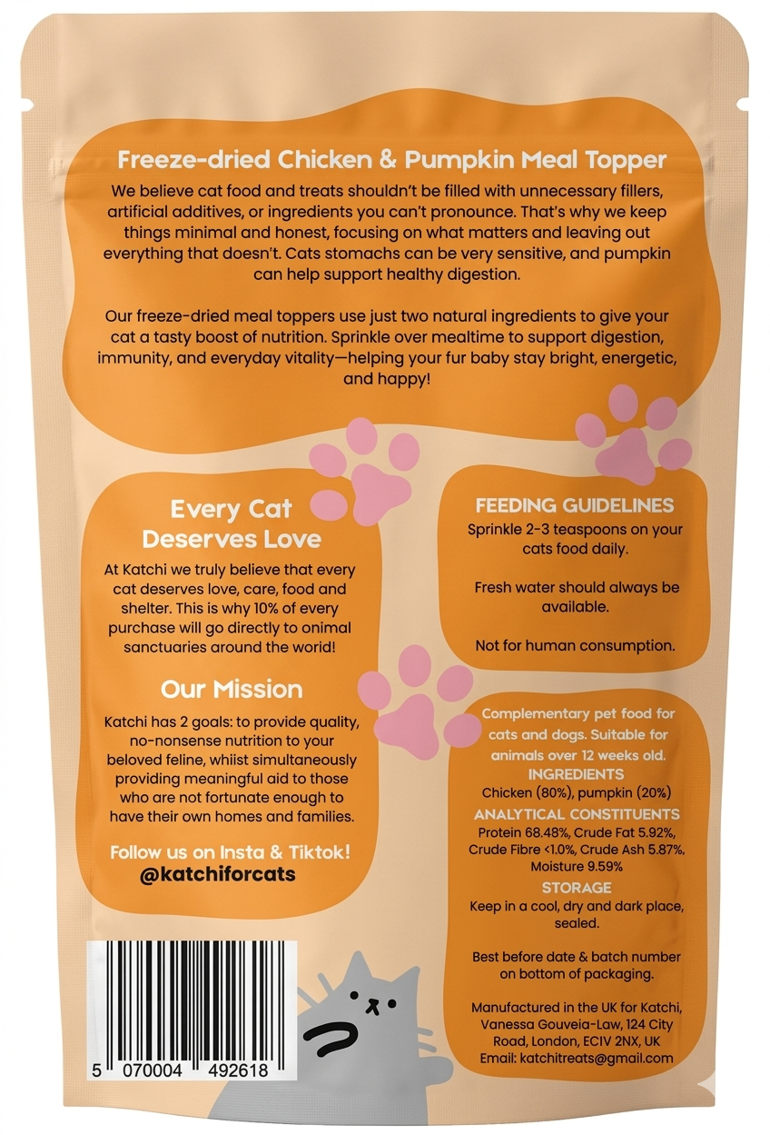 Chicken & Pumpkin Meal Topper 100g