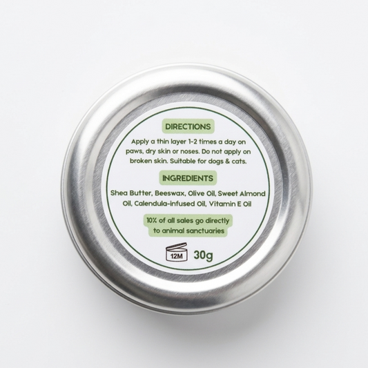 Dog Paw Balm for Dry Skin & Paws 30g